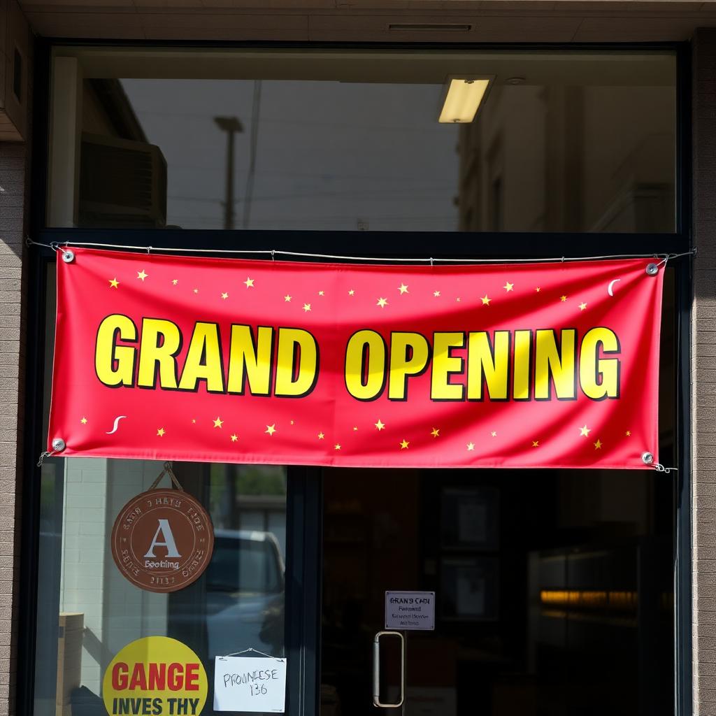 Grand Opening Banner