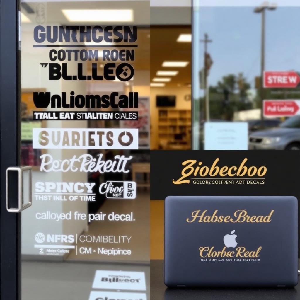 Custom Cut Vinyl Decals